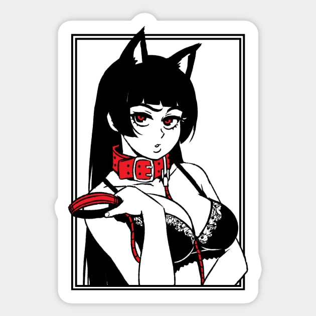 meow Sticker by akairiot